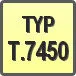 Piktogram - Typ: T.7450